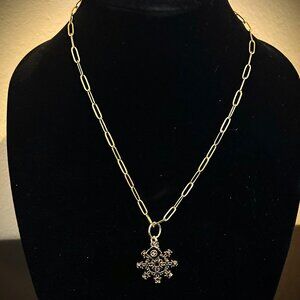 CHANEL Snowflake Necklace GWP